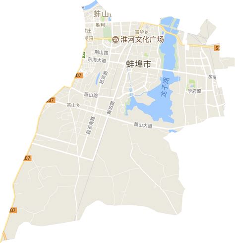 蚌埠市高清电子地图,蚌埠市高清谷歌电子地图