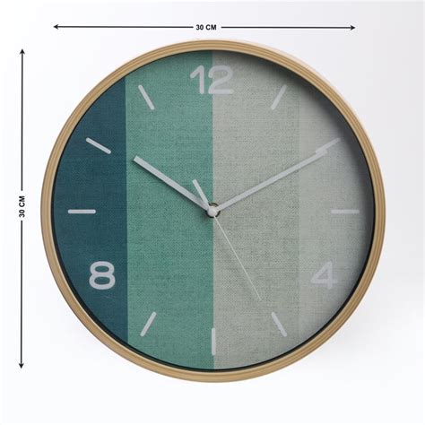 Buy Casablanca Glass Striped Wall Clock - 30cm from Home Centre at just ...