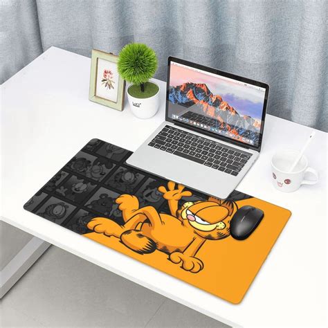 Garfield Extended Gaming Mouse Pad Laptop Pad Gaming Large Mouse Pad ...