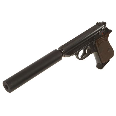 Deactivated Walther PPK with Silencer