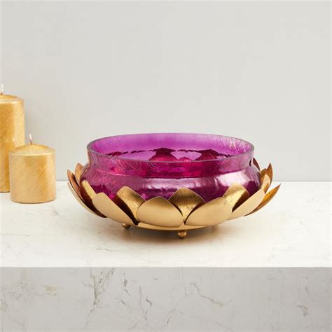 Buy Ms Joanna Bowl with Lotus Base from Home Centre at just INR 999.0