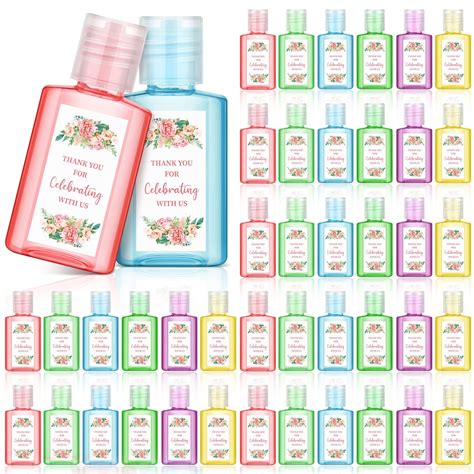 Amazon.com: Gejoy 48 Pack Mini Hand Sanitizer Bulk Wedding Party Favors ...