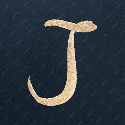 Free Vector | Letter j cursive typography vector font