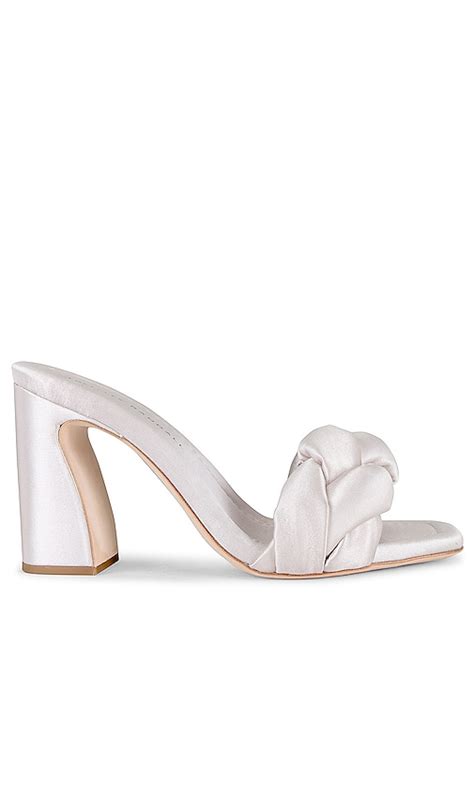 Loeffler Randall Freya Mule Sandal in Cream | REVOLVE