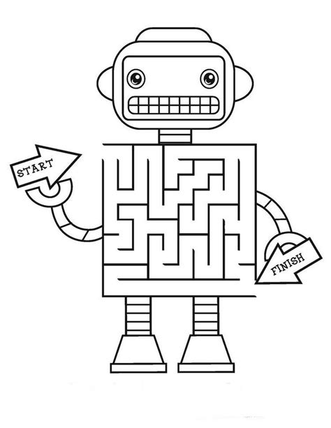 Printable Robot Activity 的图像结果