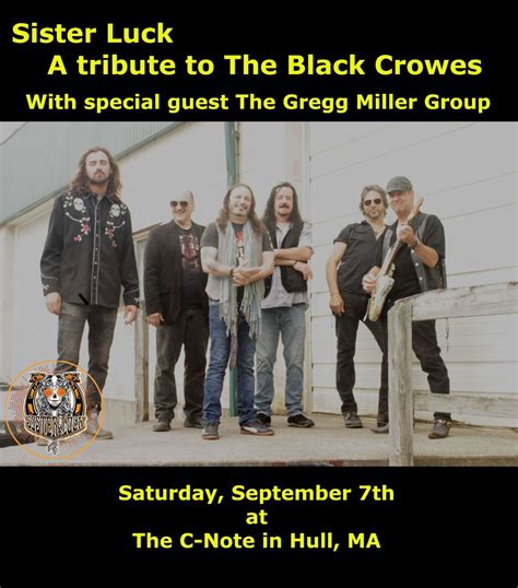 Sister Luck a tribute to the Black Crowes w.s.g. The Gregg Miller Group ...