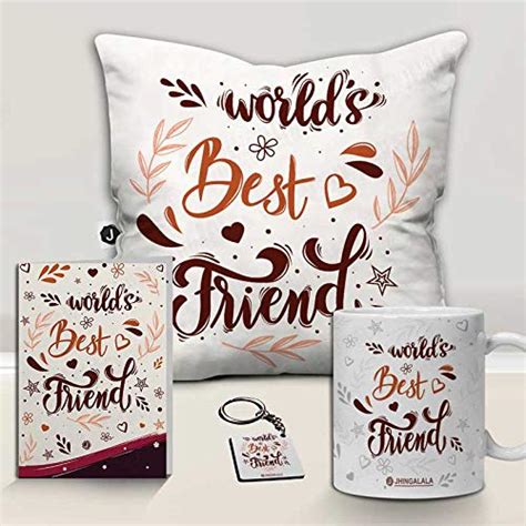 Buy Jhingalala World's Best Friend Printed Satin Cushion with Filler ...