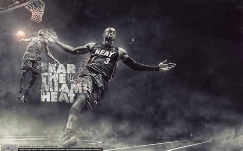 Miami Heat Wallpaper Lebron James Dunking