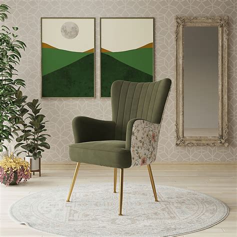 Kapford Green Polyester Fabric Accent Chair | Rooms to Go