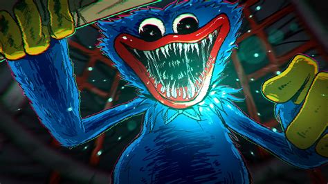 Huggy Wuggy Jumpscare Wallpapers - Wallpaper Cave
