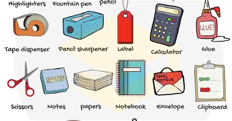 Stationery Words and Pictures 的图像结果