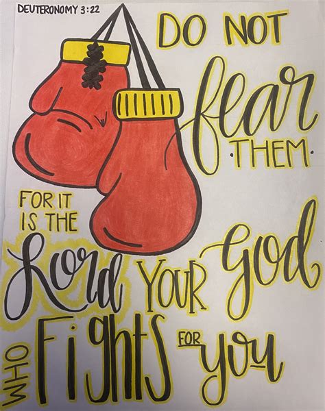 Deuteronomy 3:22 Scripture Doodle | Bible doodling, Bible journaling ...