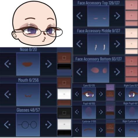 Gacha Face Tutorial 的图像结果