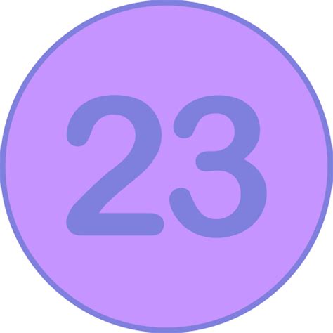 Number 23 - Free education icons