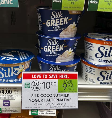 Get Silk Greek Style Yogurt Alternative For FREE At Publix - iHeartPublix