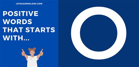 472 Positive Words That Start with "O" - Lets Learn Slang