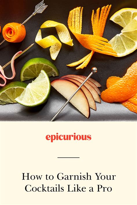 Cocktail Drinks Garnish