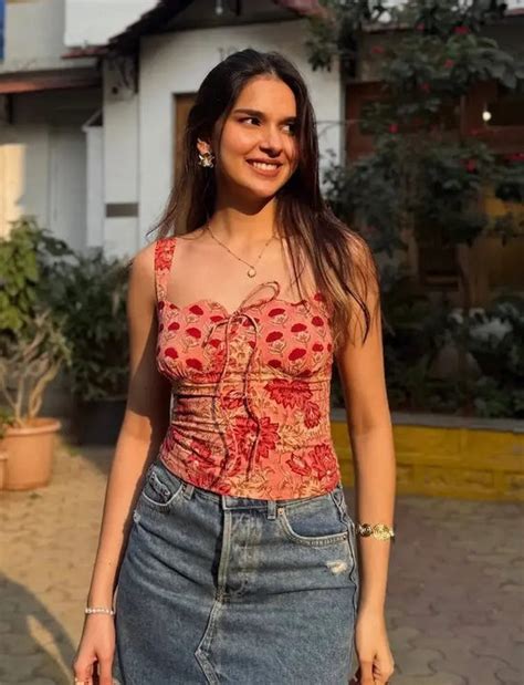 Peach Pink and Red Floral Cotton Top with Tie-Up & Smocked Back - – AMARAA