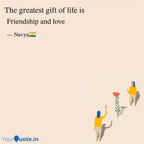 Friendship and love | Quotes & Writings by Navya | YourQuote