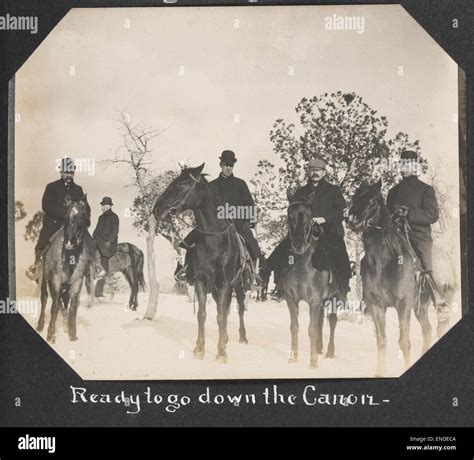 A horseback riding tour in Grand Canyon National Park offers tourists a ...