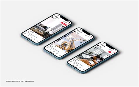 Premium PSD | Smartphone display instagram post mockup set