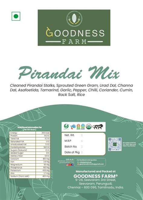 Blended Flours, Podi & Mixes – Goodness Farm