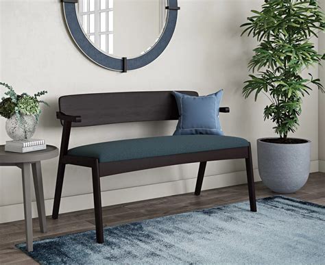 Dining Table Benches With Backs Farmhouse Dining Bench With Back