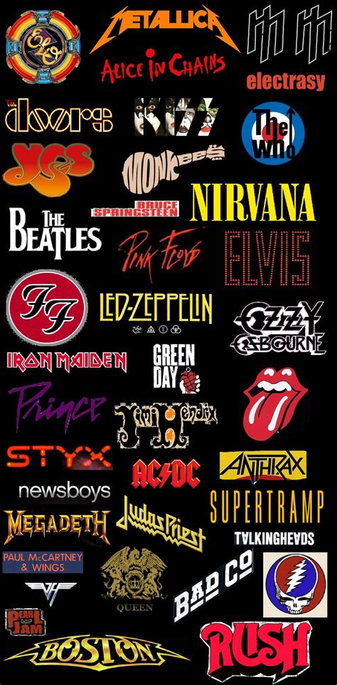 Classic Band Logos