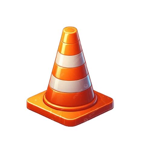 Orange Traffic Cones Clipart Orange Road Cone Traffic Cone Sticker