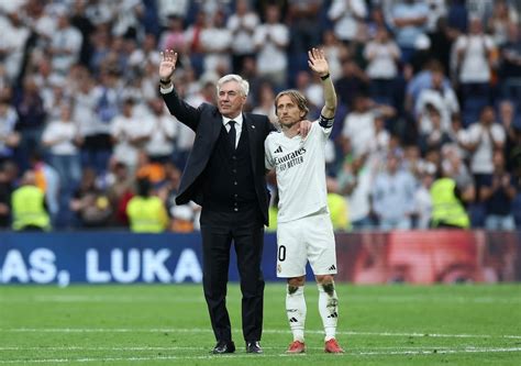 El adiós de los adioses de Modric y Ancelotti en el Bernabéu | Fútbol ...