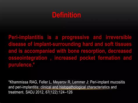 Periimplantitis | PPTX