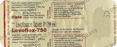 Levoflox 750 MG Tablet (5): Uses, Side Effects, Price & Dosage | PharmEasy