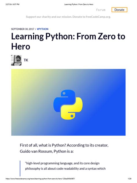 Image result for Python Tutorial Programming Hero