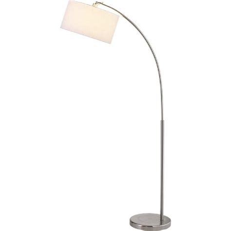 CB2 Big Dipper Arc Brushed-Nickel Floor Lamp - AptDeco