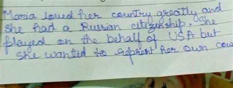 was maria sharapova a patriot.substantiate your answer with example ...