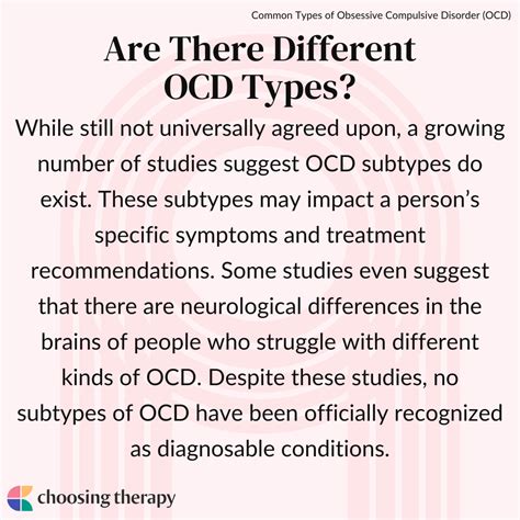 Are There Different Subtypes of OCD?