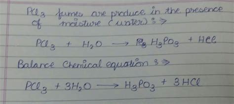 how does pcl3 undergo hydrolysis? - Brainly.in