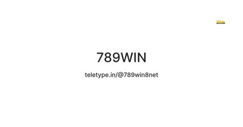 789WIN — Teletype