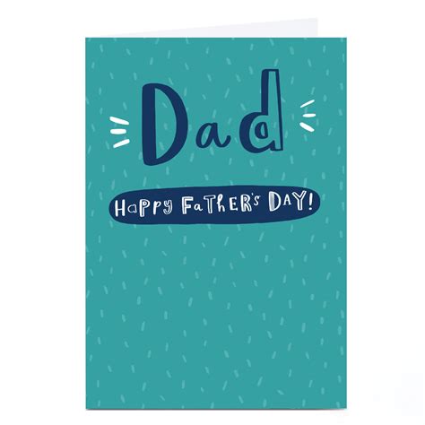 Buy Personalised Jess Moorhouse Father's Day Card - Dad Caption for GBP ...