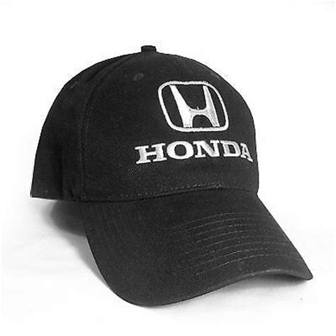 Honda Black Brushed Cotton Flex Hat | L/XL | Auto Gear Direct