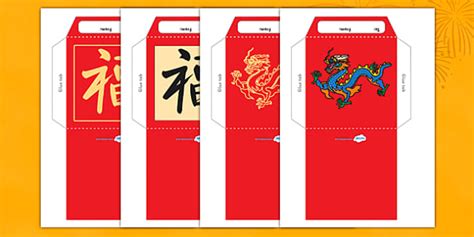 Australia Lunar New Year Envelope Template (teacher made)