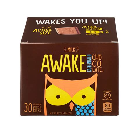Awake Caffeinated Chocolate