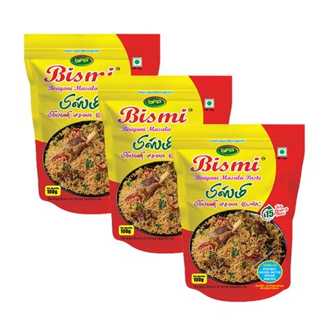 Bismi Biriyani Masala Paste Combo Offer – Faritha