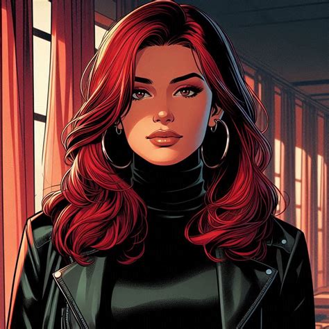 scarlet | Redhead art, Female art, Character portraits