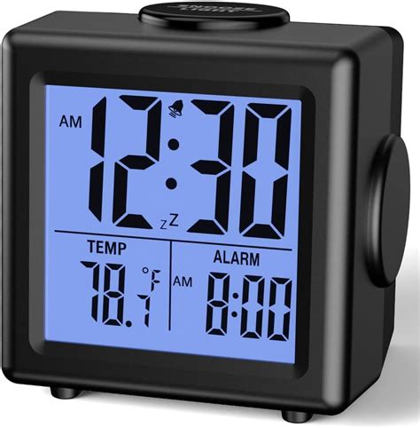 Buy LIORQUE Digital Mini Alarm Clock with Snooze and LCD Screen ...