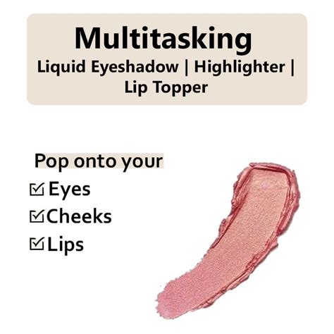 Color Pop (Pink Blush) - Dual Shade (Pink with Gold sheen), Multi-Use ...
