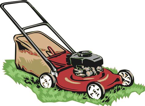 Lawn mower clipart