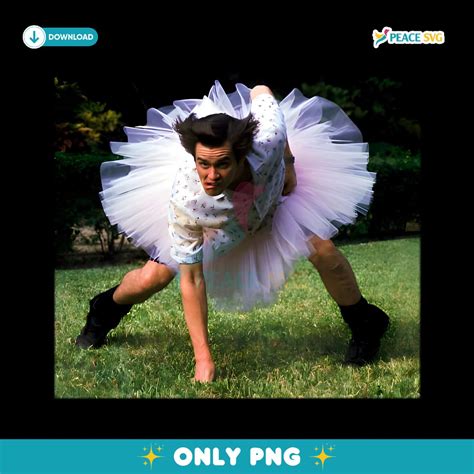 Ace Ventura Tutu Funny Meme Scene PNG Instant Download