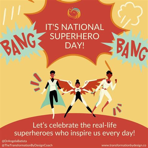 #nationalsuperheroday #myreallifesuperhero #thetransformationbydesigncoach… | Transformation by ...