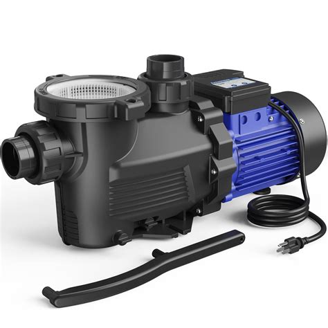 Aquastrong 1.5 HP In/Above Ground Single Speed Pool Pump, 115V, 8100GPH ...